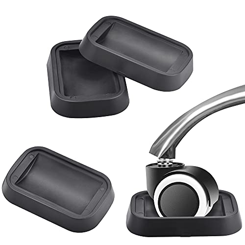 Qucumer 4 Pz Coppe Bloccaruote In Gomma Per Mobili Tazze Per Ruote In Gomma Per Mobili Coppette Per Rotelle Piano Caster Cups Protezioni Per Pavimento