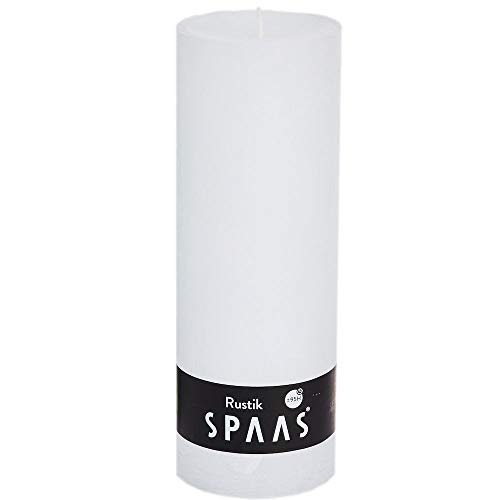 Spaas Candles 0633204.001 Rotondo Bianco 1Pezzo(I) Candela Di Cera