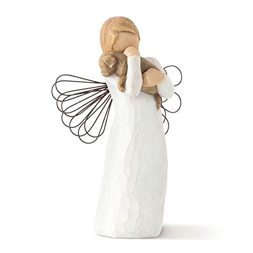 Willow Tree Figurina Angelo Dell'Amicizia, Resina, Design Di Susan Lordi, 13 Cm, Beige (Natur)