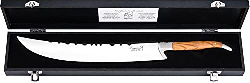 Laguiole Style De Vie Sciabola Per Champagne Luxury Line, In Legno Di Olivo