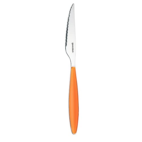 Guzzini Coltello Bistecca Feeling, Arancione Chiaro, 22.5 Cm