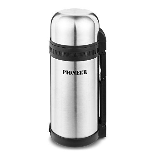 Pioneer Metal Thermos, Acciaio Inossidabile, Stainless Steel, 1500Ml / 1.5L