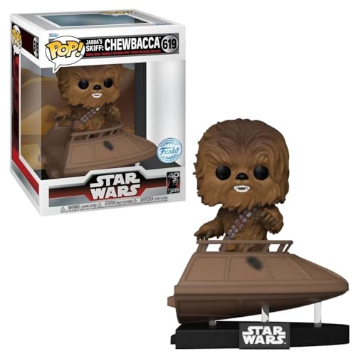 Funko Star Wars Episodio Vi: Il Ritorno Dello Jedi Chewbacca Jabba'S Skiff 40Th Anniversary Pop! Vinile