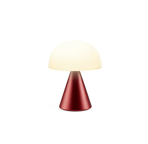 Lexon Mina - Lampada A Led Portatile, 24 Ore Di Durata Della Batteria, 9 Colori Ambientali Con Interruttore Di Pressione, Impermeabilità Ipx4, Ricaric