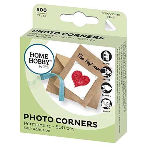 Homehobby By 3L Mounting Corners, Clear