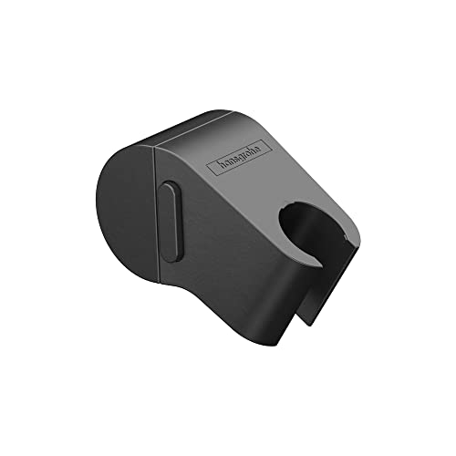 Hansgrohe Wallstoris 27917670 - Supporto Per Soffione Doccia Moderno, Colore: Nero Opaco