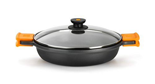 Bra Efficient Casseruola Bassa, Tegame Antiaderente Adatta Per Ogni Tipo Di Fornelli, Compresa Induzione, Alluminio Pressofuso
