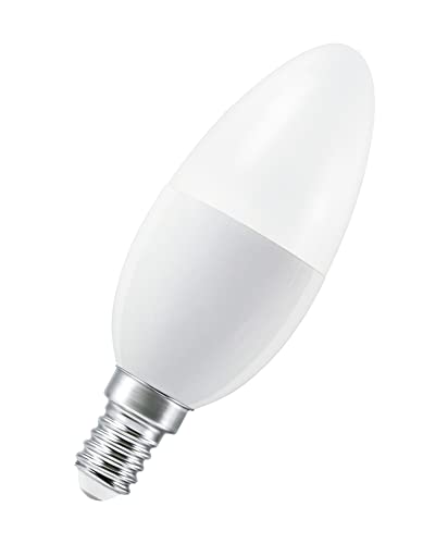 Ledvance Lampada Led Intelligente Con Tecnologia Wifi, Attacco E14, Dimmerabile, Bianco Caldo (2700 K), Sostituisce Le Lampade A Incandescenza Con 40W