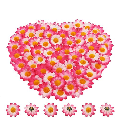 Fiori Margherite 100 Pezzi Fiori Finti Bomboniere Fiore Artificiale Corolla In Seta Per Pasqua Tavola Cofano Matrimonio Festa Cerimonia Decorazione 38