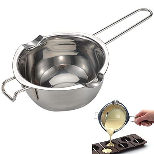Melting Pot In Acciaio Inossidabile 600Ml Burro Di Cioccolato Melting Pot Ciotola Di Fusione A Bagnomaria Per Far Fondere Cioccolato, Burro, Caramelle