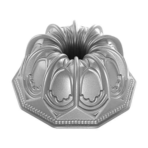 Nordic Ware 88637 Stampo Cattedrale, Alluminio Pressofuso, Argento