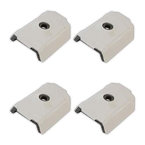 100 Pezzi Cappellotti In Acciaio Bianco Grigio Ral9002 Per Lamiera Coibentata Greca 19X22Mm