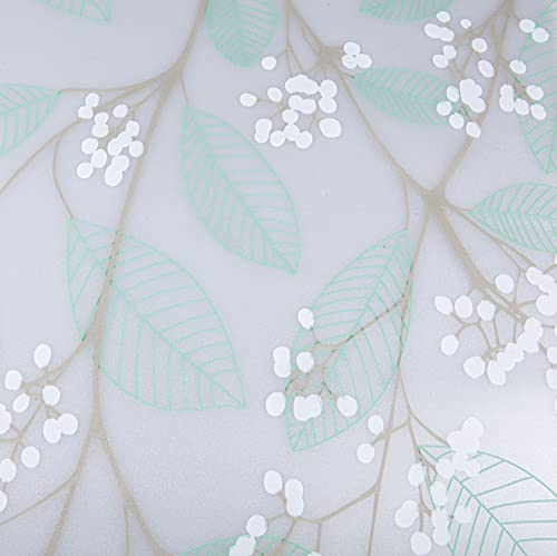 Venilia Fensterfolie 54338-Pellicola Statica Per Finestre, In Vetro Smerigliato, 45 Cm X 1,5 M, 200 Μm (Spessore: 0,2 Mm), Colore: Trasparente, Ficus