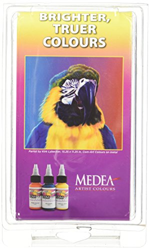 Medea Iwata Kit E Com-Art 10 Colori Aerografo Trasparenti 28 Ml
