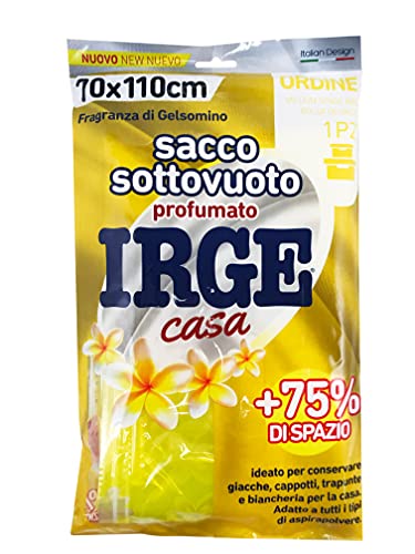 Irge Sacco Sottovuoto Profumato 70 X 110Cm, Multicolor, 69 Unità