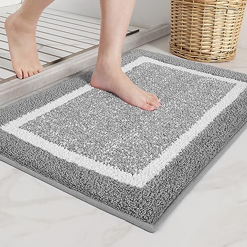 Color G Tappeto Bagno, Tappeto Da Bagno Antiscivolo, Tappeto Doccia In Microfibra, Tappetino Bagno Lavabili In Lavatrice, Assorbente E Morbido, 50 X 7