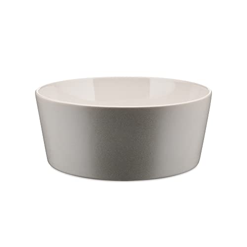 Alessi Dc03/38 Lg Tonale Insalatiera In Ceramica Stoneware, Grigio Chiaro