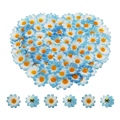 Fiori Margherite 100 Pezzi Fiori Finti Bomboniere Fiore Artificiale Corolla In Seta Per Pasqua Tavola Cofano Matrimonio Festa Cerimonia Decorazione 38