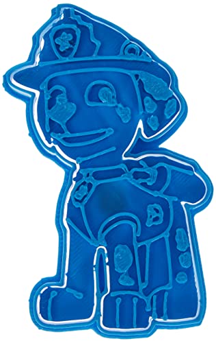 Cuticuter Paw Patrol Marshall Taglierina Per Biscotte, Plastica, Blu, 8 X 7 X 1,5 Cm