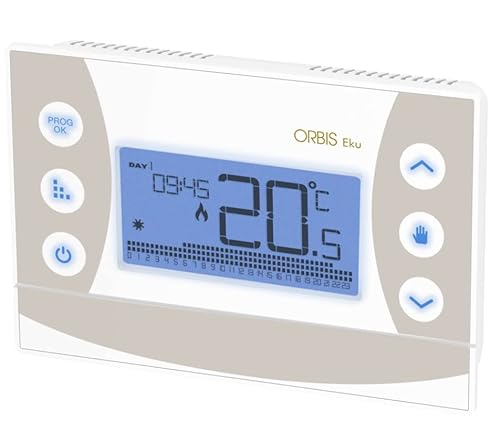 Orbis - Eku Cronotermostato Digitale Ob326400 Settimanale Touch Sensitive