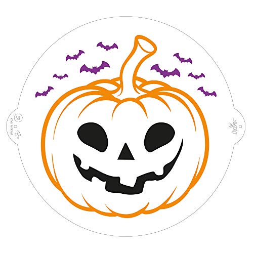 Decora 9270925 Stencil Zucca Halloween-Ø 25Cm, Plastica