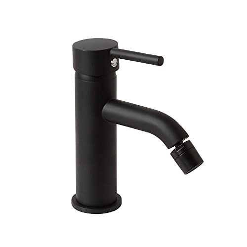 Kiamami Valentina Rubinetto Miscelatore Bidet Nero Opaco | Fassa