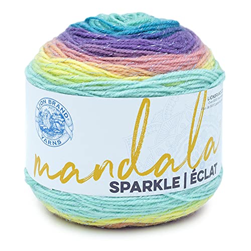 Lion Brand Yarn Mandala Sparkle Filato, Serpens
