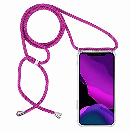2Ndspring Cover Con Collana Compatibile Con Huawei Mate 20 Pro,Case Con Laccio Per Il Collo Custodia Con Cordino,Viola