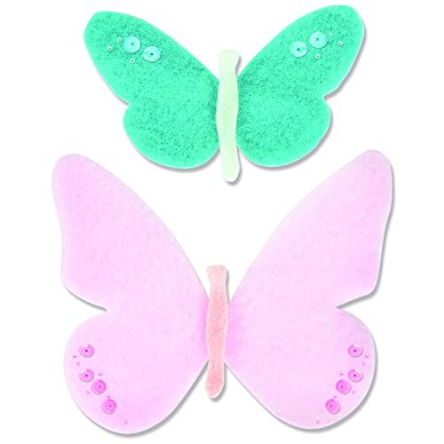 Sizzix Bigz Die Textile Butterflies Di Jenna Rushforth | 665902 |Capitolo 2 2022, Multicolor, One Size