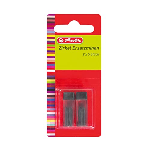 Herlitz-Bussola Ricarica Per Mina Da 2 Mm, Grigio