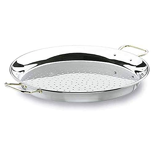 Lacor 60160- Padella Per Paella Valenciana Inox 60 Cm