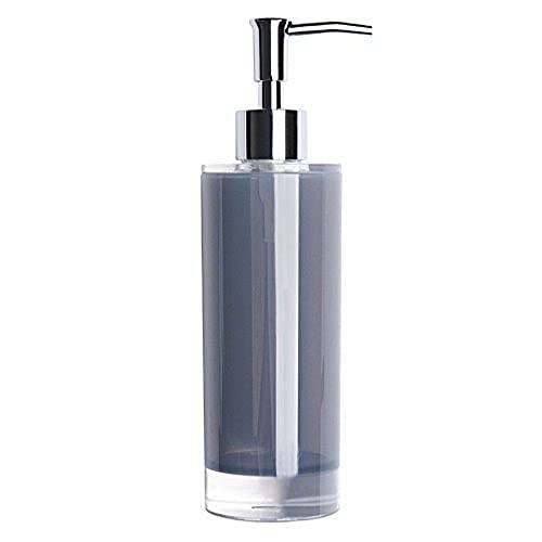Excelsa Linea Bagno Dispenser Sapone, Grigio, 6.5 X 6.5 X 22 Cm