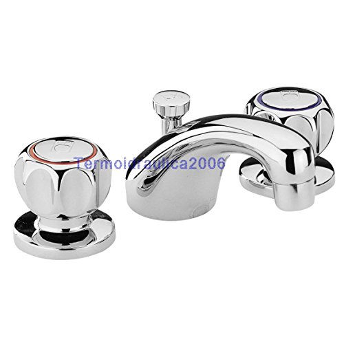 Paini Arno 37Cr211 Batteria Lavabo 3 Fori, Scarico 1”1/4