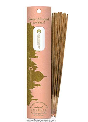Almond Traditional Incense 10Sticks - Natural Products - Fiore D'Oriente