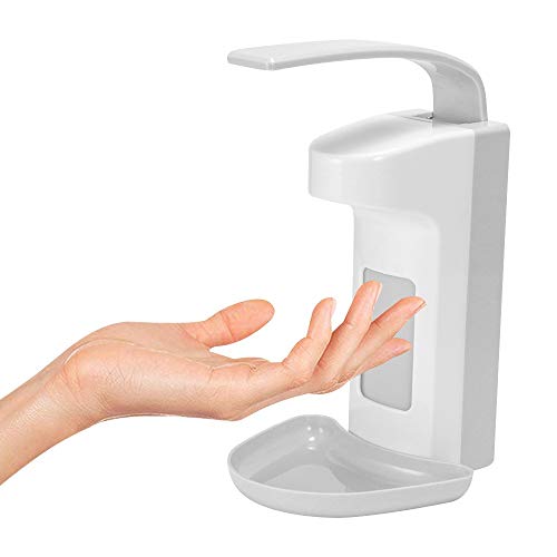 Allomn Dispenser Sapone, 500Ml Dispenser Manuale Da Parete Dispenser Di Sapone, Impermeabile Dosatore Sapone Per Bagno Cucine Ufficio