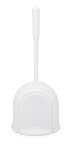 Giostyle Sirio Scopino Per Wc Con Antibatterico Integrato-Made In Italy, Bianco, H42 Cm