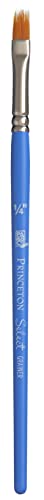 Princeton Art & Brush Pennelli Misti Select Artiste Per Olio, Acrilico, Acquerello Serie 3750, Blue, Grainer 1/4 Inch