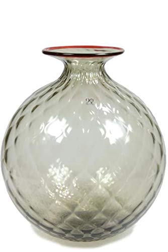 Venini Monofiori Balloton Vaso Grande Xl Talpa Filo Rosso