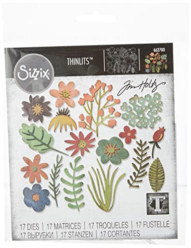 Sizzix Thinlits Fustella, Funky Floreale