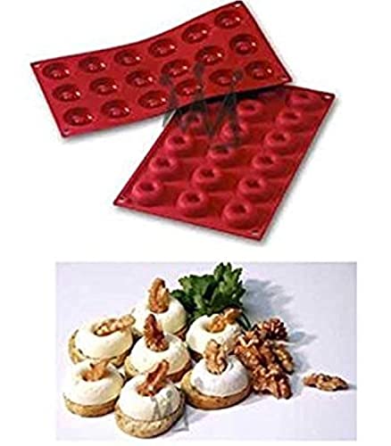 Silikomart Sf010 Savarin - Stampo In Silicone Ø41 H 12 Mm