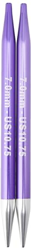 Knitpro Zing Normali Ferri Circolari Intercambiabili, In Alluminio, Multicolore, 7.00 Mm