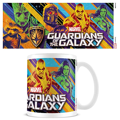 Pyramid International Marvel Guardiani Della Galassia Tazza In Scatola Di Presentazione (Eroe Colorata), 325 Ml, Tazza Da Caffè Per Donne E Uomini – M