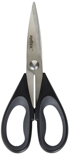 Zyliss E910026 Forbici Da Cucina, Lame In Acciaio Inossidabile, Manici Soft Touch, Nero