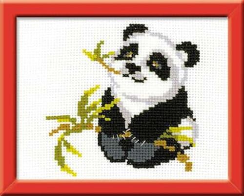 Happy Bee - Schema Per Punto Croce Numerato, Motivo: Panda, Multicolore