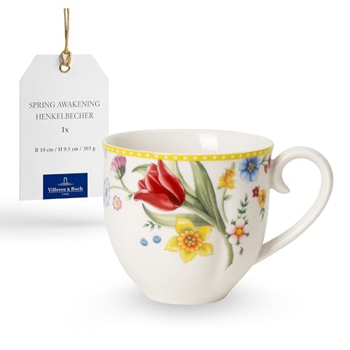 Villeroy & Boch Spring Awakening Tazza Da Caffè, Porcellana Dura, Colorato, 400 Ml