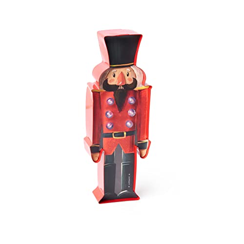 Legami - Mini Luce Decorativa, 8X21 Cm, Tema Nutcracker, Gancio Posteriore Per Appenderla, Tasto On/Off, 3 Batterie Lr44 Incluse, Solo Per Uso Interno