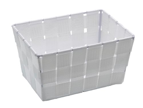 Wenko Cestino Adria Mini Bianco Rettangolare - Rettangolare, Polipropilene, 19 X 9 X 14 Cm, Bianco