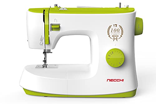 Necchi K408A Macchina Per Cucire, Interno In Pressofusione In Alluminio, Scocca In Abs, Light Green, Regular