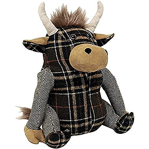 Riva Paoletti Highland Cow Door Stop Multi, Poliestere, Brown, One Size