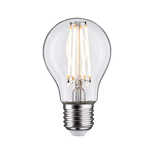 Paulmann 28698 Led Filamento Agl 7,5 Watt Lampadina Dimmerabile Chiaro 2700 K Bianco Caldo E27, 7.5 W